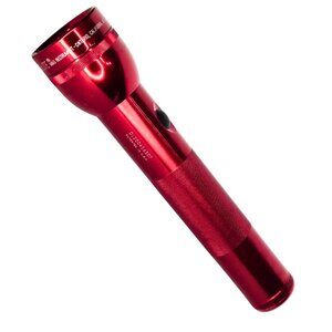 Maglite Red 2D Cell Flashlight with LED Upgrade Bulb